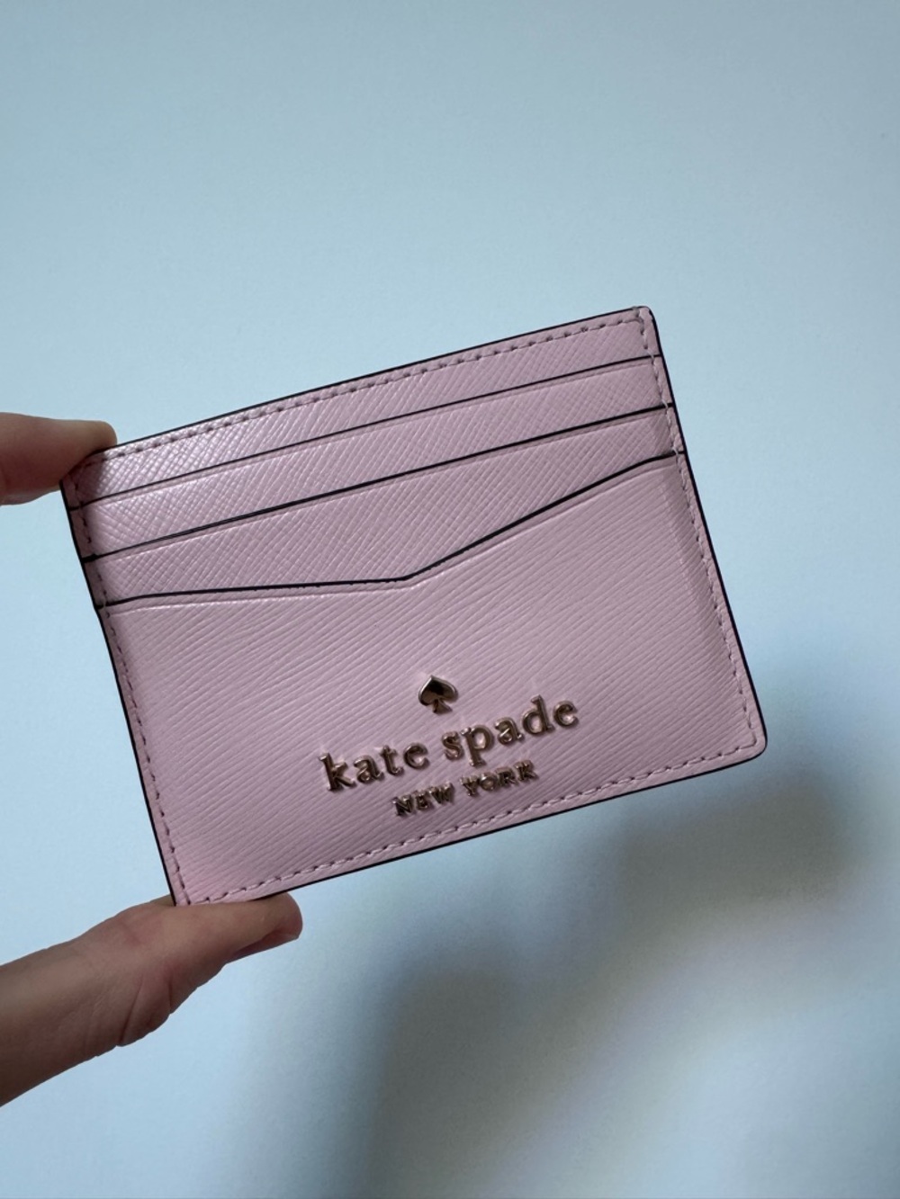 Kate Spade Pink Leather 6 Slot Card Holder